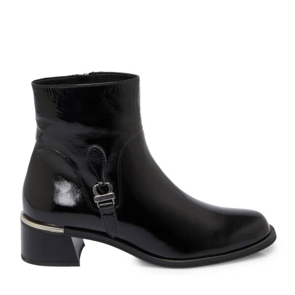 Siyah Rugan Deri Kadın Klasik Bot - K24K1BT67659-A07 - 3