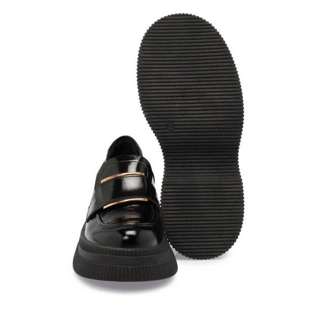 Siyah Rugan Deri Kadın Makosen - K24S1AY67587-A07 - 4