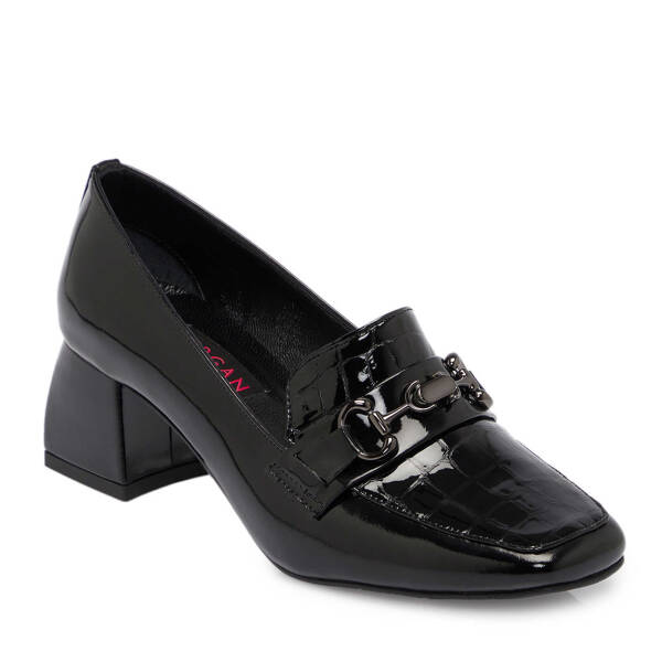 Siyah Rugan Deri Kadın Makosen - K25S1AY68215-A07 - 1