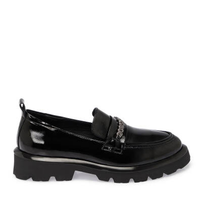 Siyah Rugan Deri Kadın Sneaker - K25S1AY68207-A07 - 3