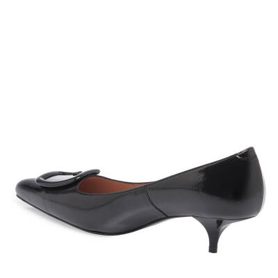 Siyah Rugan Deri Kadın Stiletto - K24I1AY67466-A07 - 2
