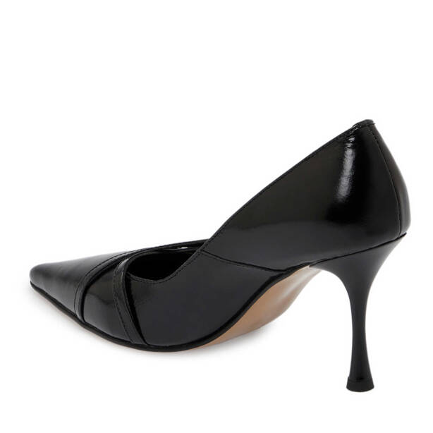 Siyah Rugan Deri Kadın Stiletto - K24S1AY67513-A07 - 2