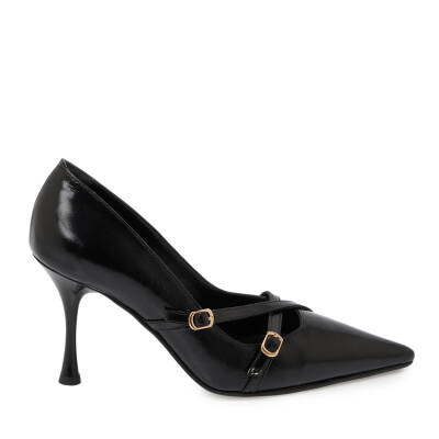 Siyah Rugan Deri Kadın Stiletto - K24S1AY67513-A07 - 3