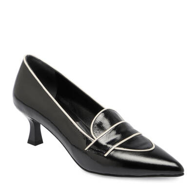 Siyah Rugan Deri Kadın Stiletto - K24S1AY67514-A07 - 1