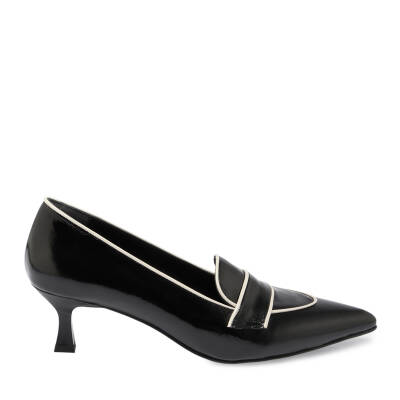 Siyah Rugan Deri Kadın Stiletto - K24S1AY67514-A07 - 3