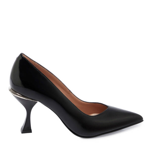 Siyah Rugan Deri Kadın Stiletto - K24S1AY67704-A07 - 3