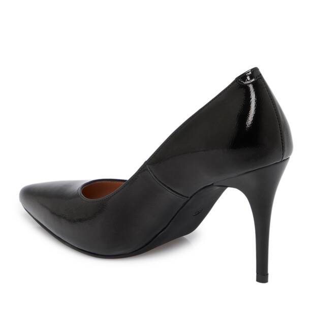 Siyah Rugan Deri Kadın Stiletto - K25S1AY68121-A07 - 2
