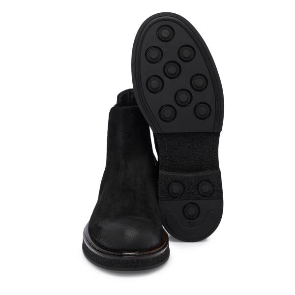 Siyah Süet Deri Erkek Bot - E25K1BT57458-A01 - 4