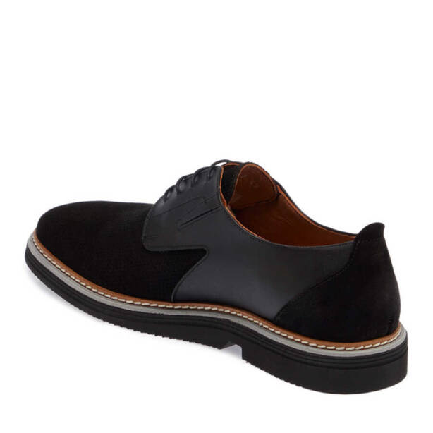 Siyah Süet Deri Erkek Casual Ayakkabı - E24I1AY56763-A01 - 2