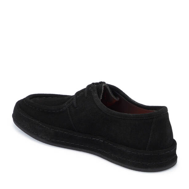 Siyah Süet Deri Erkek Casual Ayakkabı - E24S1AY57000-A01 - 2