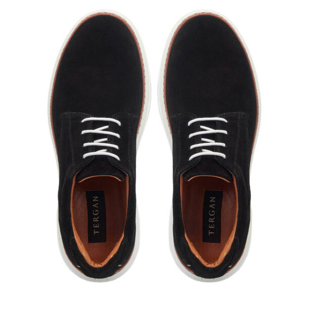 Siyah Hakiki Süet Deri Erkek Casual Ayakkabı - E25I1AY57186-A01 - 5