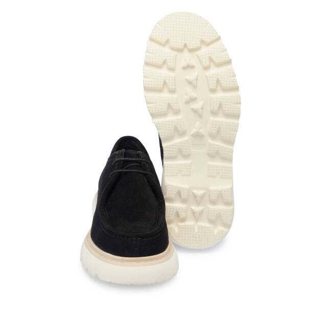 Siyah Hakiki Süet Deri Erkek Casual Ayakkabı - E25I1AY57236-A01 - 4