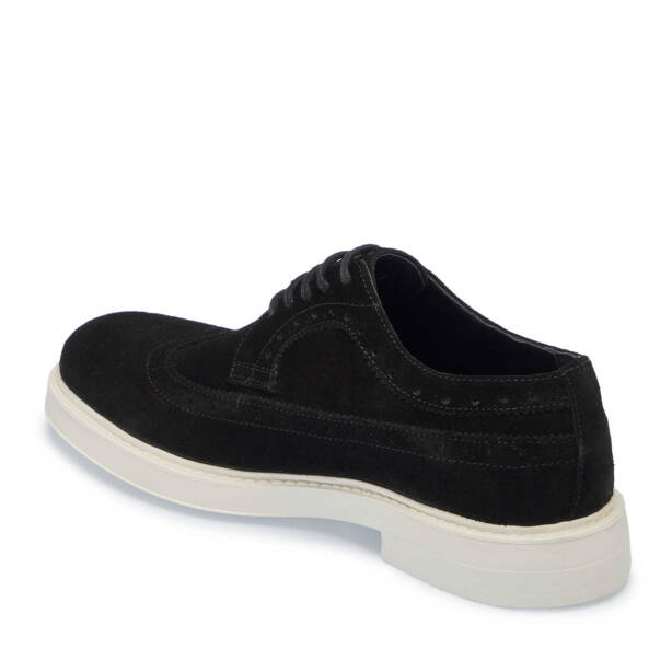 Siyah Süet Deri Erkek Casual Ayakkabı - E25I1AY57238-A01 - 2