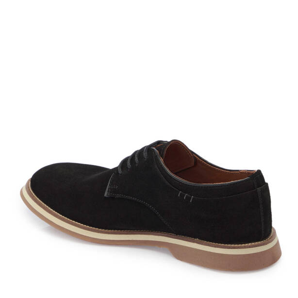 Siyah Hakiki Süet Deri Erkek Casual Ayakkabı - E25I1AY57307-A01 - 2