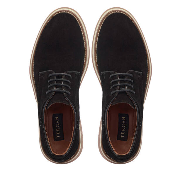 Siyah Hakiki Süet Deri Erkek Casual Ayakkabı - E25I1AY57307-A01 - 5