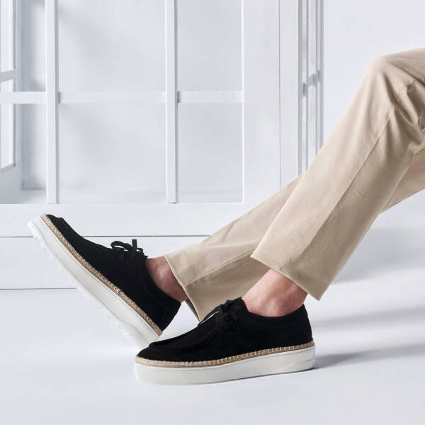 Siyah Hakiki Süet Deri Erkek Casual Ayakkabı - E25I1AY57332-A01 - 7