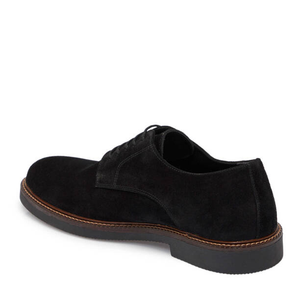 Siyah Süet Deri Erkek Casual Ayakkabı - E25S1AY57433-A01 - 2