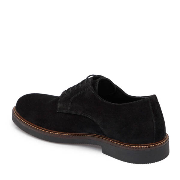 Siyah Süet Deri Erkek Casual Ayakkabı - E25S1AY57433-A01 - 2