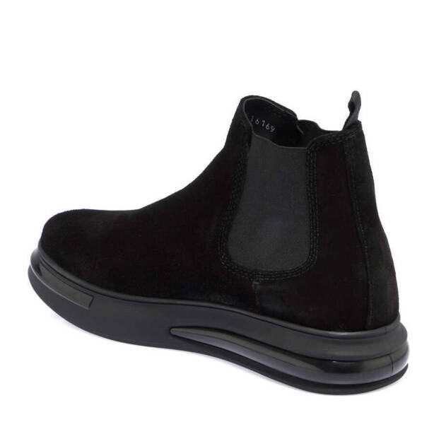 Siyah Süet Deri Erkek Casual Bot - E23K1BT56403-A01 - Tergan