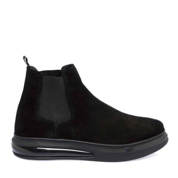 Siyah Süet Deri Erkek Casual Bot - E23K1BT56403-A01 - 3