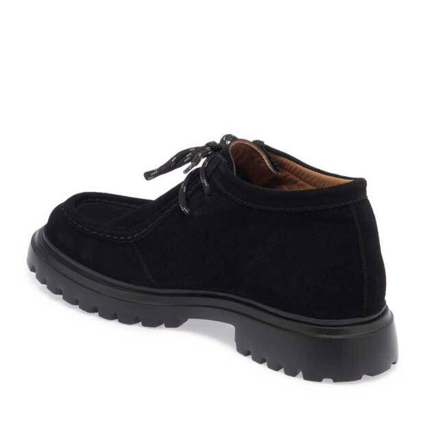 Siyah Hakiki Süet Deri Erkek Casual Bot - E23K1BT56560-A01 - 3