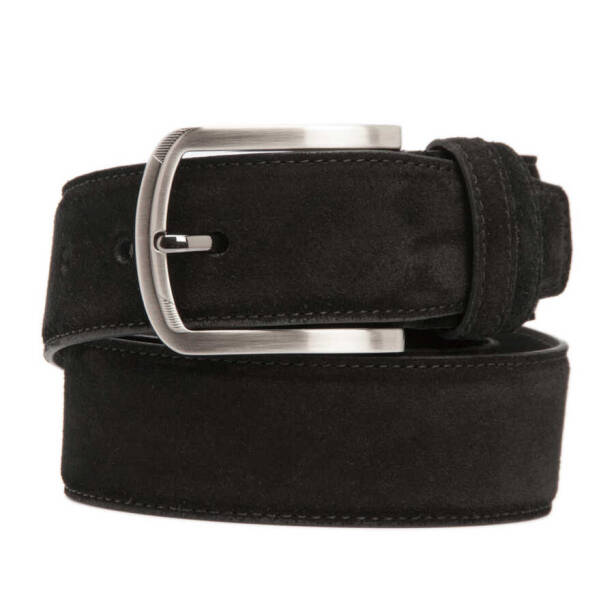 Siyah Süet Deri Erkek Kemer - S1EK00000306-A01 - 1