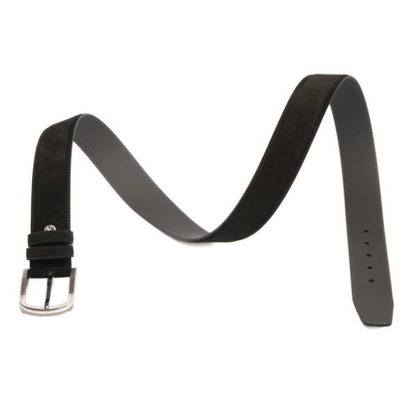 Siyah Süet Deri Erkek Kemer - S1EK00000306-A01 - 2