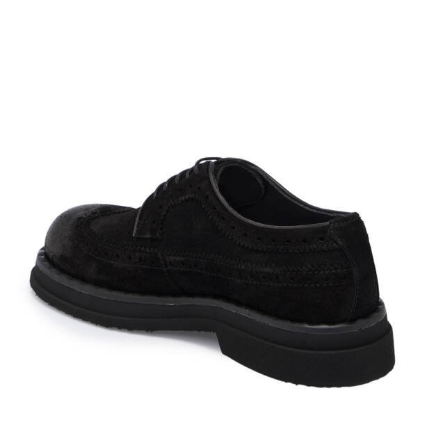 Siyah Süet Deri Erkek Klasik Ayakkabı - E25S1AY57492-A01 - 2