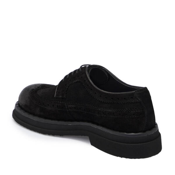 Siyah Süet Deri Erkek Klasik Ayakkabı - E25S1AY57492-A01 - 2
