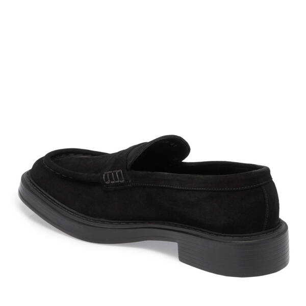 Siyah Süet Deri Erkek Loafer - E24S1AY57041-A01 - 2