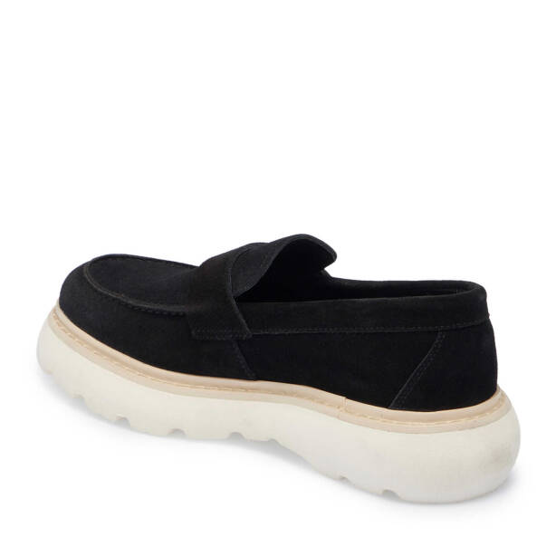 Siyah Hakiki Süet Deri Erkek Loafer - E25I1AY57237-A01 - 3