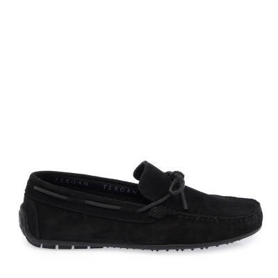 Siyah Süet Deri Erkek Loafer - E25I1AY57297-A01 - 3