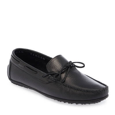 Siyah Süet Deri Erkek Loafer - E25I1AY57297-A41 