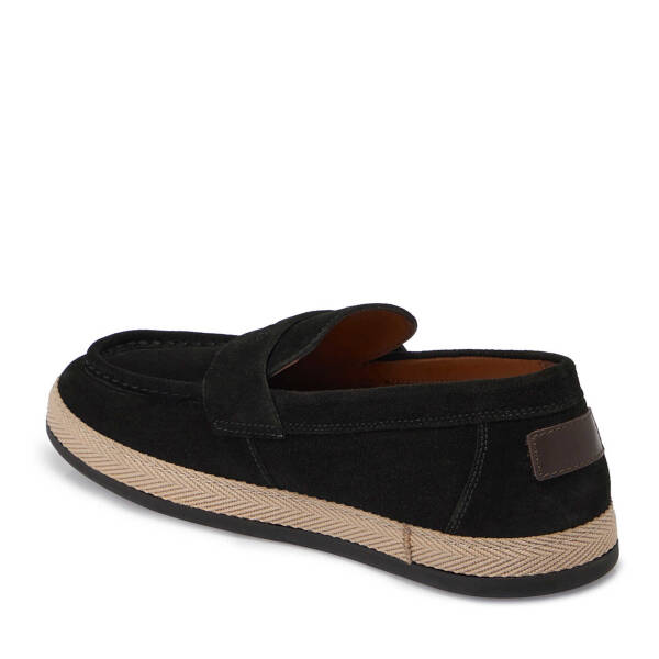 Siyah Hakiki Süet Deri Erkek Loafer - E25I1AY57330-A01 - 3
