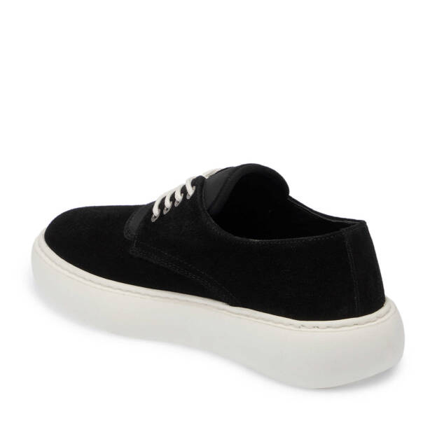 Siyah Süet Deri Erkek Sneaker - E24I1AY56711-A01 - 2