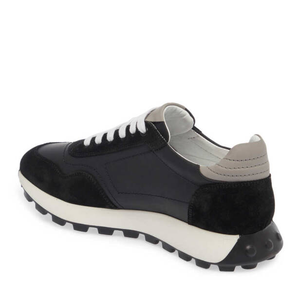 Siyah Hakiki Süet Deri Erkek Sneaker - E24I1AY56734-A01 - 3