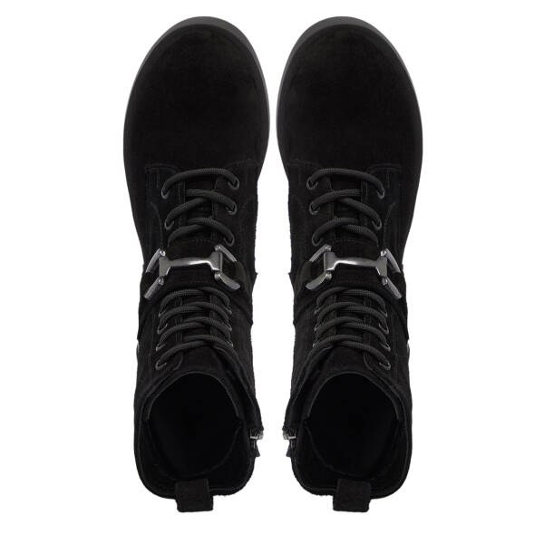 Siyah Süet Deri Kadın Bot - K24K1BT67740-A01 - 5