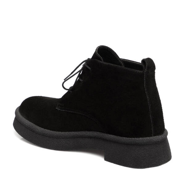 Siyah Süet Deri Kadın Bot - K25K1BT68143-A01 - 2