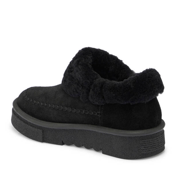 Siyah Süet Deri Kadın Bot - K25K1BT68158-A01 - 2