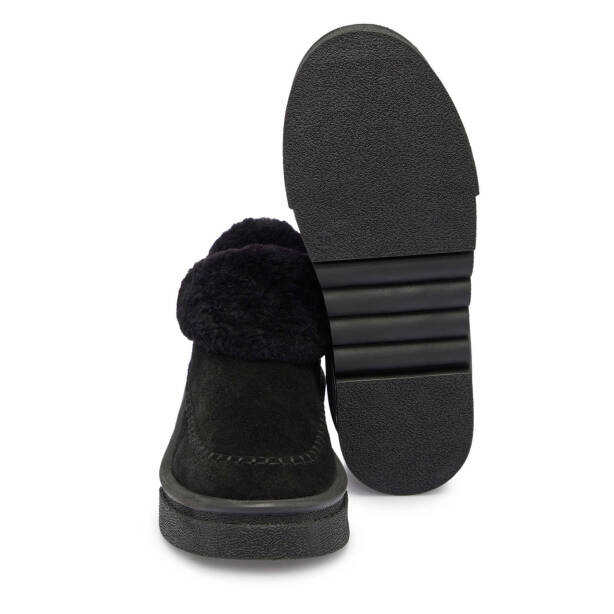 Siyah Süet Deri Kadın Bot - K25K1BT68158-A01 - 4