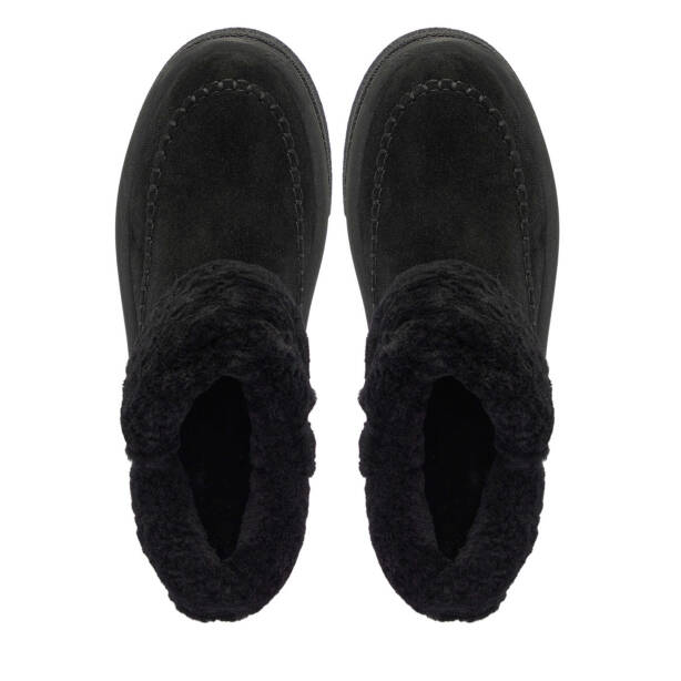 Siyah Süet Deri Kadın Bot - K25K1BT68158-A01 - 5