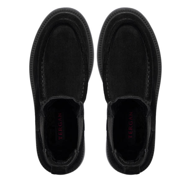 Siyah Süet Deri Kadın Bot - K25K1BT68248-A01 - 5