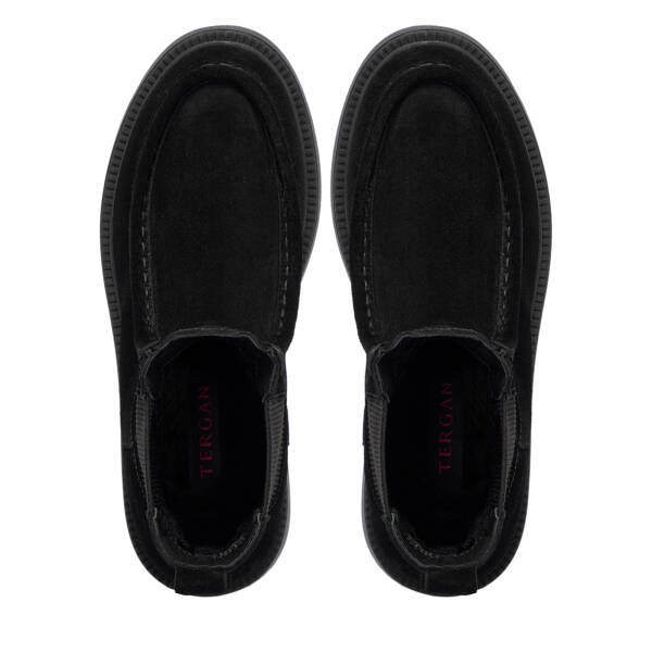 Siyah Süet Deri Kadın Bot - K25K1BT68248-A01 - 5