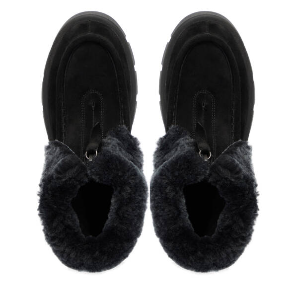 Siyah Süet Deri Kadın Casual Bot - K24K1BT67522-A01 - 5