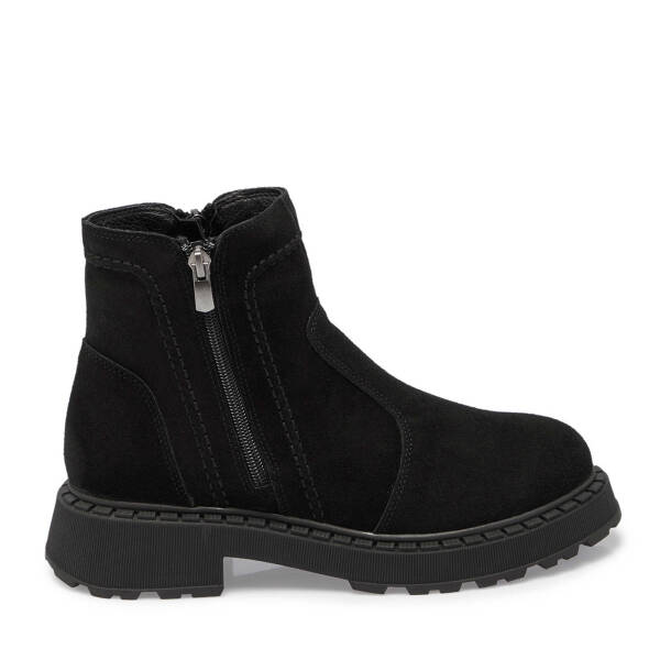 Siyah Süet Deri Kadın Casual Bot - K24K1BT67557-A01 - 3