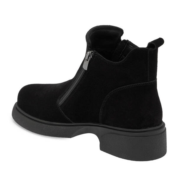 Siyah Süet Deri Kadın Casual Bot - K24K1BT67560-A01 - 2