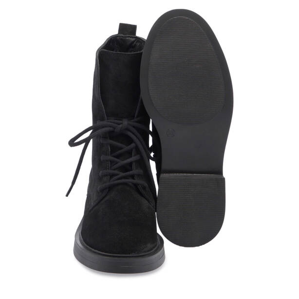 Siyah Süet Deri Kadın Casual Bot - K24K1BT67615-A01 - 4