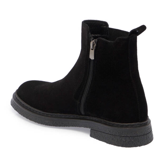 Siyah Süet Deri Kadın Casual Bot - K24K1BT67662-A01 - 2