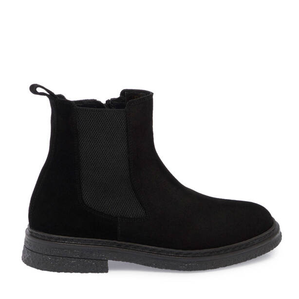 Siyah Süet Deri Kadın Casual Bot - K24K1BT67662-A01 - 3