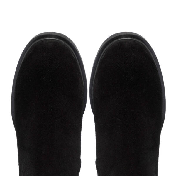 Siyah Süet Deri Kadın Casual Bot - K24K1BT67746-A01 - 5